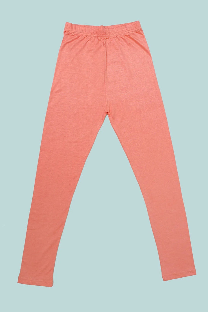 Ochre RTW Solids Cotton Tights Girls 1 Piece OJL-01-Peach - Summer Collection