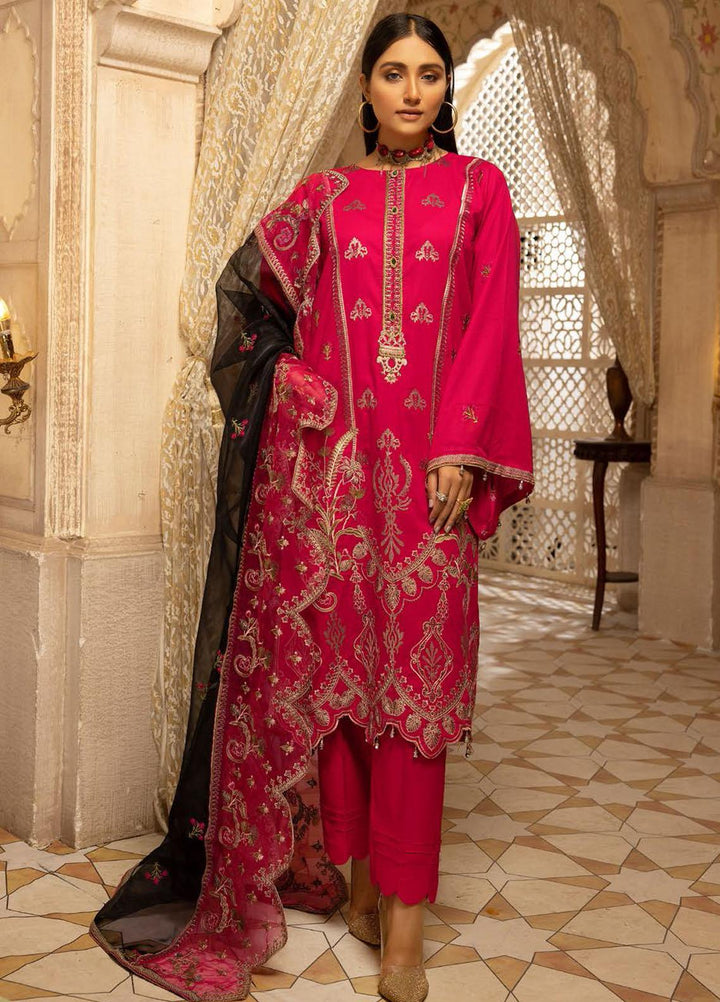 Pearl By Riaz Arts Embroidered Lawn Suits Unstitched 3 Piece RA22P 02 - Eid Collection