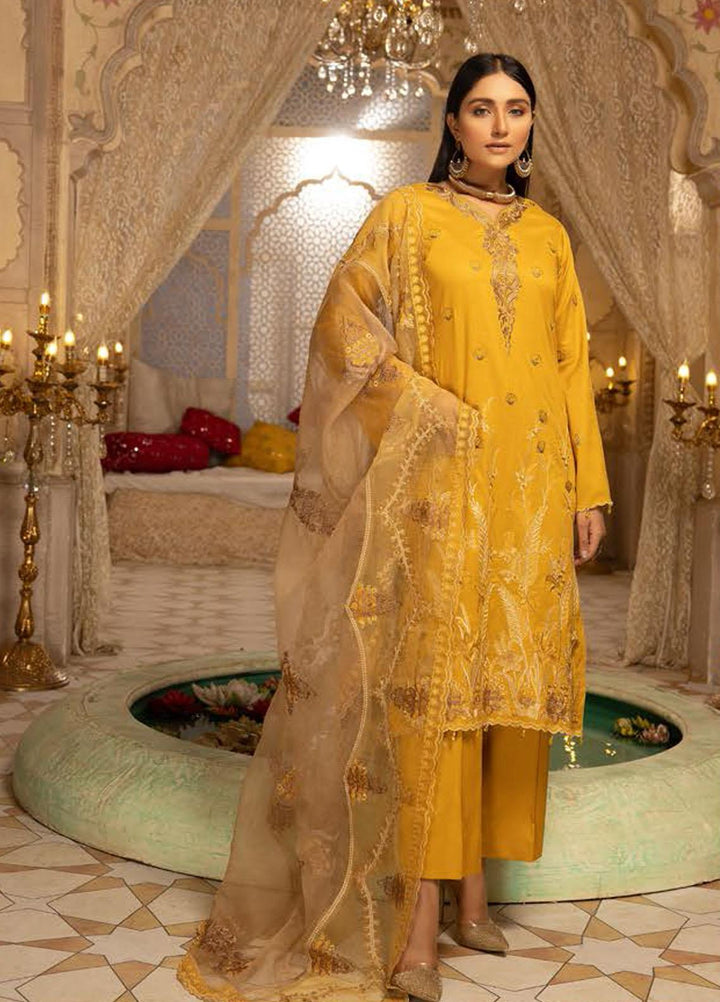 Pearl By Riaz Arts Embroidered Lawn Suits Unstitched 3 Piece RA22P 04 - Eid Collection