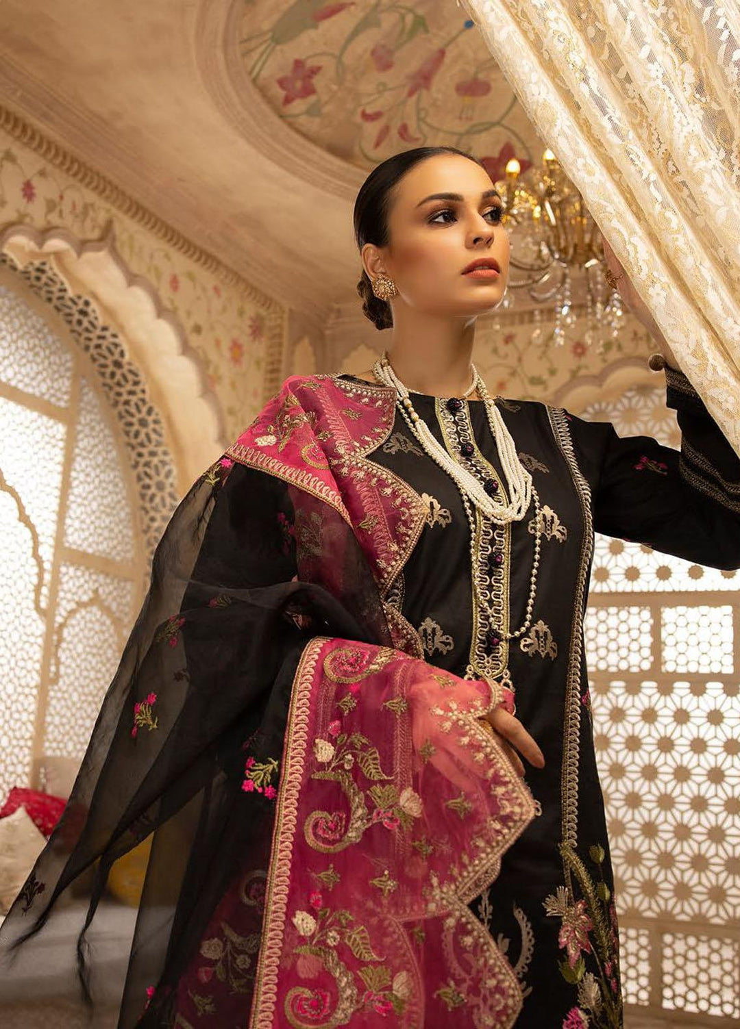 Pearl By Riaz Arts Embroidered Lawn Suits Unstitched 3 Piece RA22P 07 - Eid Collection