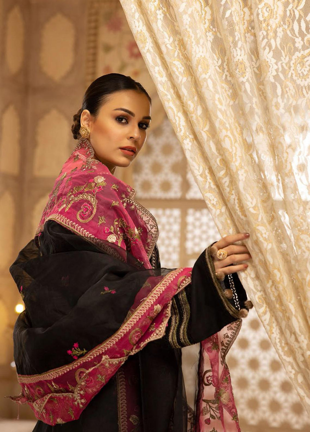 Pearl By Riaz Arts Embroidered Lawn Suits Unstitched 3 Piece RA22P 07 - Eid Collection