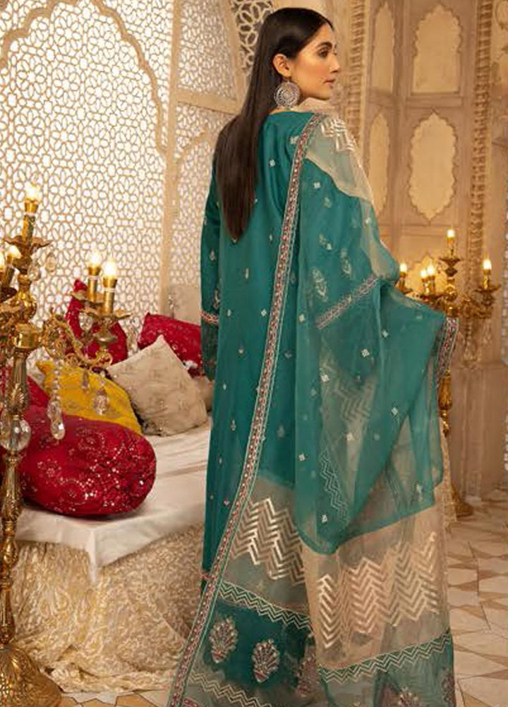 Pearl By Riaz Arts Embroidered Lawn Suits Unstitched 3 Piece RA22P 08 - Eid Collection