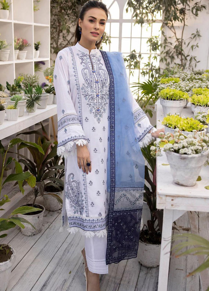 Pearl Executive By Riaz Arts Embroidered Lawn Suits Unstitched 3 Piece RA23PE D2 - Summer Collection