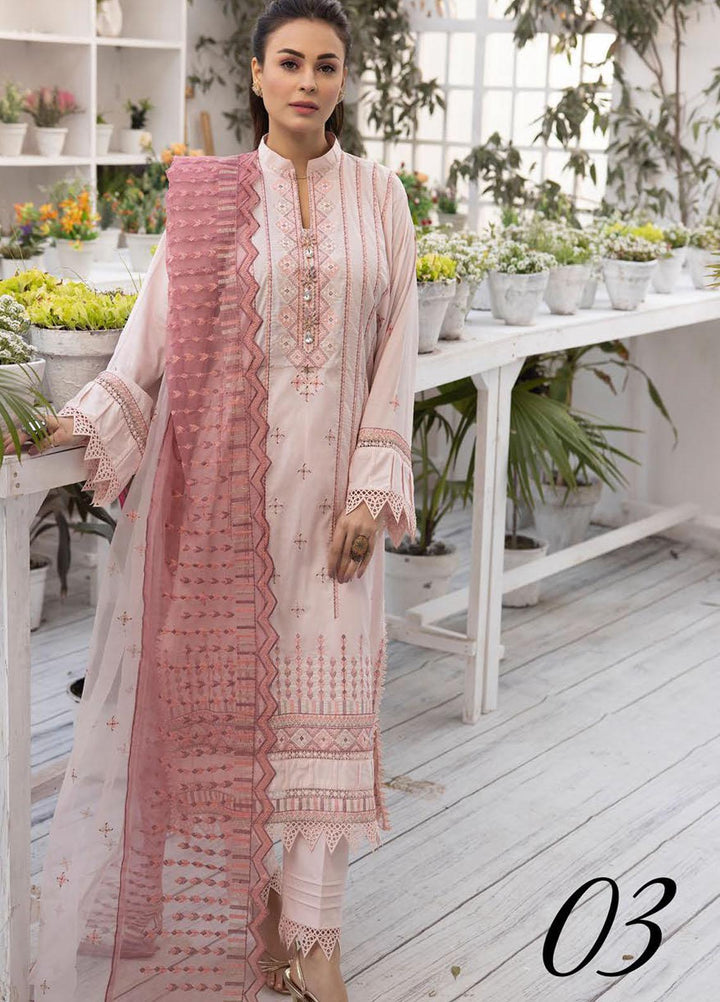 Pearl Executive By Riaz Arts Embroidered Lawn Suits Unstitched 3 Piece RA23PE D3 - Summer Collection