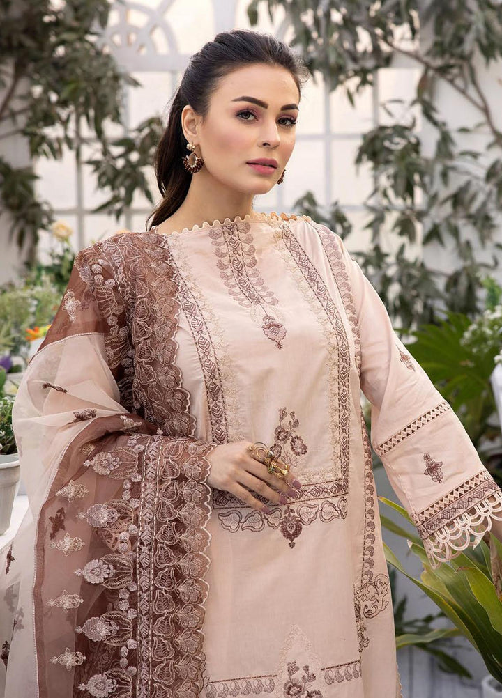 Pearl Executive By Riaz Arts Embroidered Lawn Suits Unstitched 3 Piece RA23PE D6 - Summer Collection