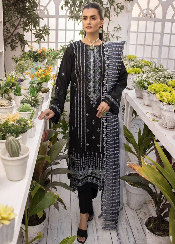 Pearl Executive By Riaz Arts Embroidered Lawn Suits Unstitched 3 Piece RA23PE D7 - Summer Collection