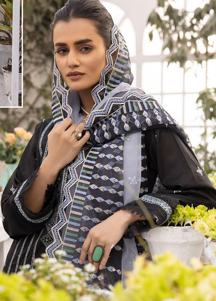 Pearl Executive By Riaz Arts Embroidered Lawn Suits Unstitched 3 Piece RA23PE D7 - Summer Collection