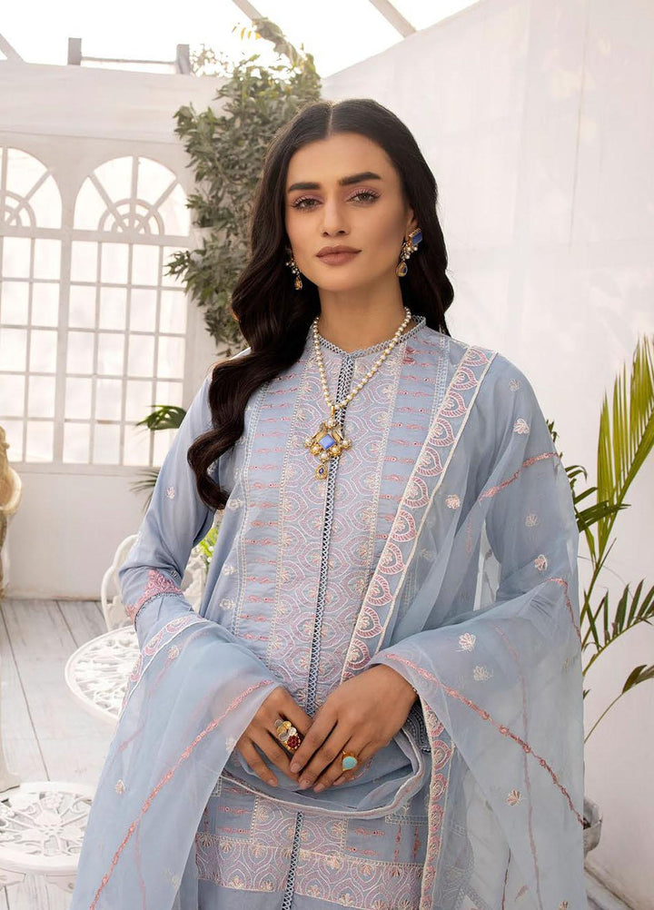 Pearl Executive By Riaz Arts Embroidered Lawn Suits Unstitched 3 Piece RA23PE D8 - Summer Collection