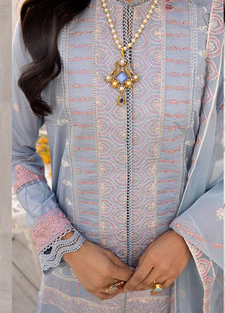 Pearl Executive By Riaz Arts Embroidered Lawn Suits Unstitched 3 Piece RA23PE D8 - Summer Collection