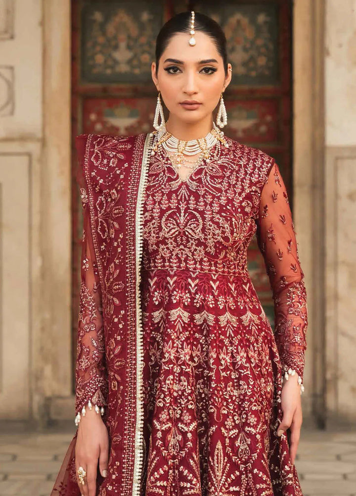 Pehli Nazar by Ayzel Embroidered Net Suit Unstitched 3 Piece AAF24P D-01 Zulekha - Festive Collection