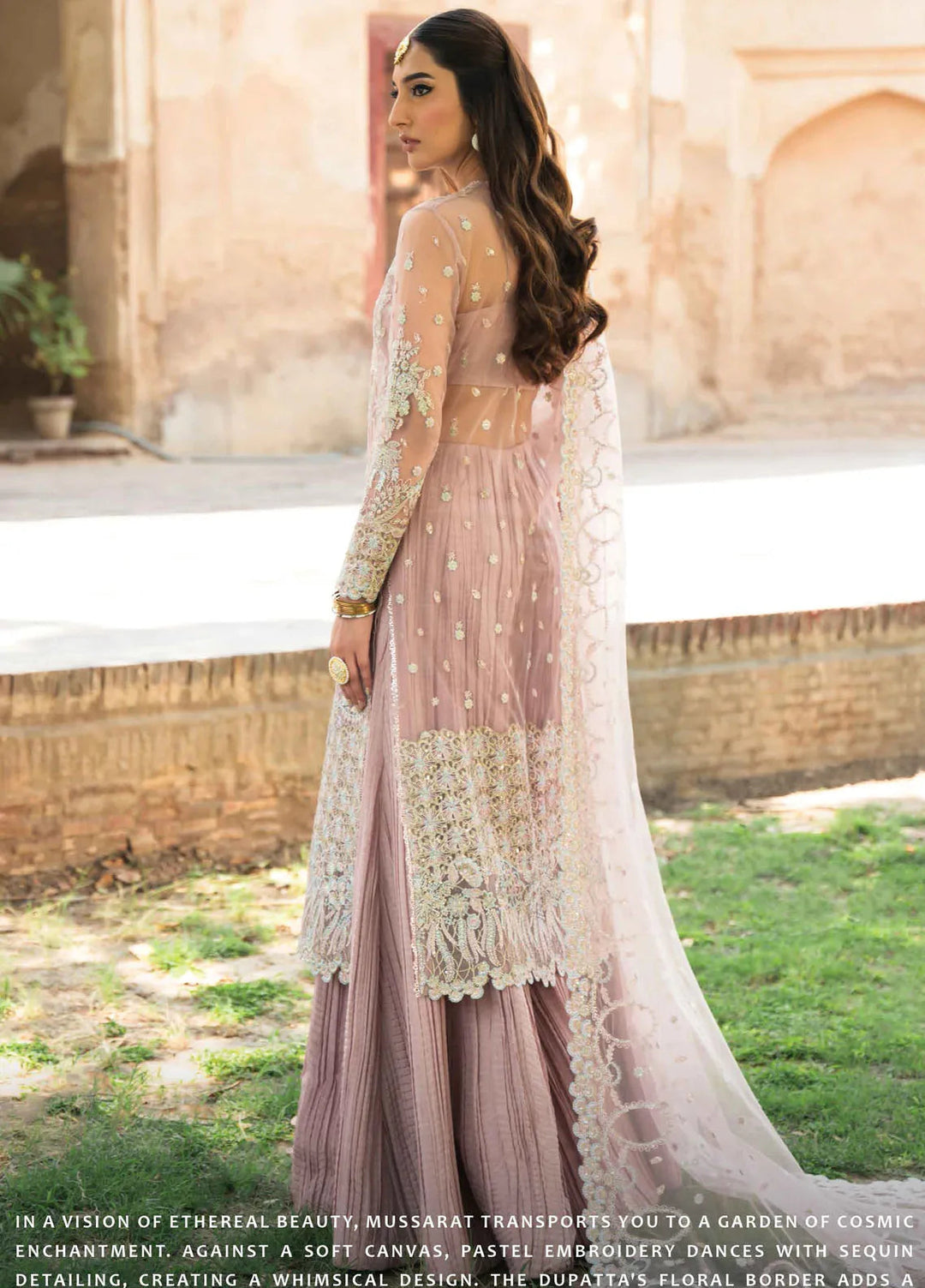 Pehli Nazar by Ayzel Embroidered Net Suit Unstitched 3 Piece AAF24P D-05 Mussarat - Festive Collection