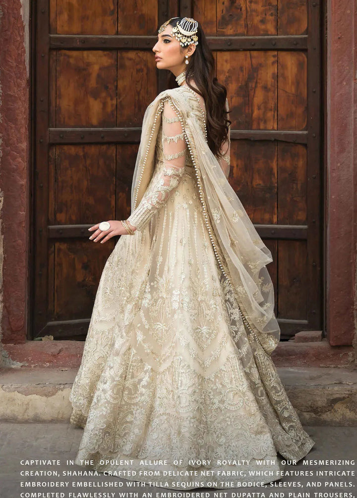 Pehli Nazar by Ayzel Embroidered Net Suit Unstitched 3 Piece AAF24P D-10 Shahana - Festive Collection