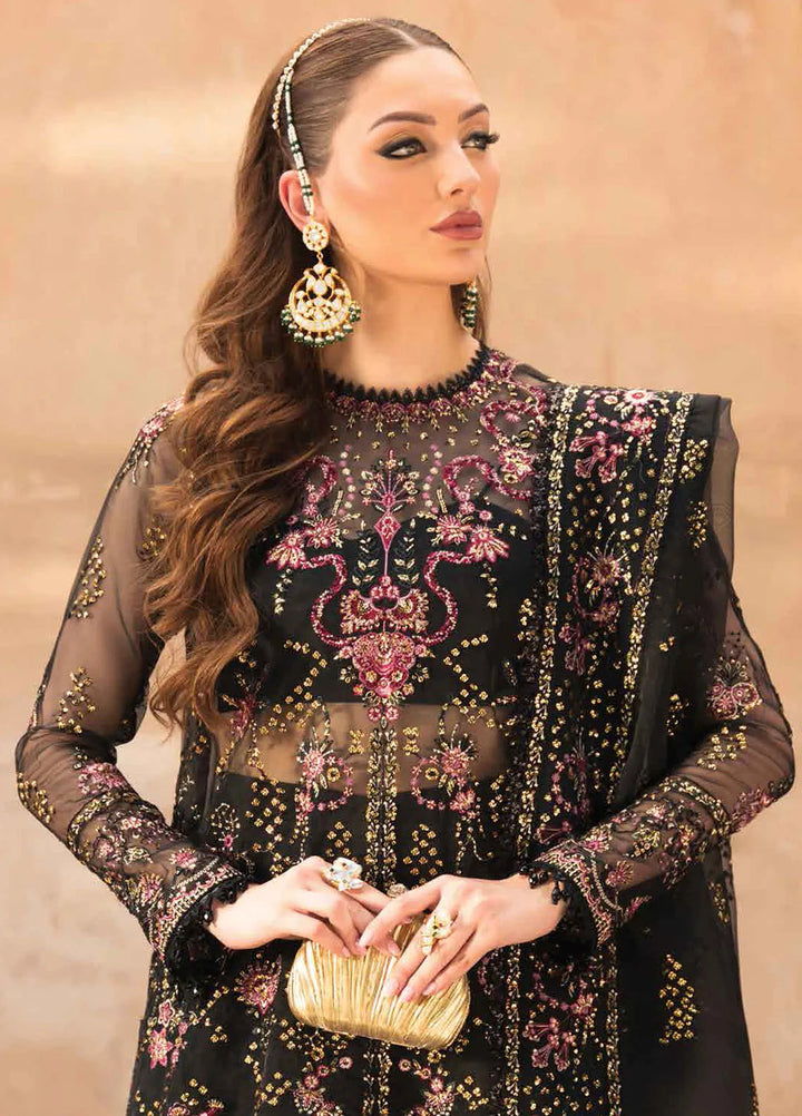 Pehli Nazar by Ayzel Embroidered Organza Suit Unstitched 3 Piece AAF24P D-02 Nazneen - Festive Collection