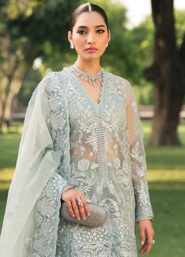 Pehli Nazar by Ayzel Embroidered Organza Suit Unstitched 3 Piece AAF24P D-04 Sultana - Festive Collection