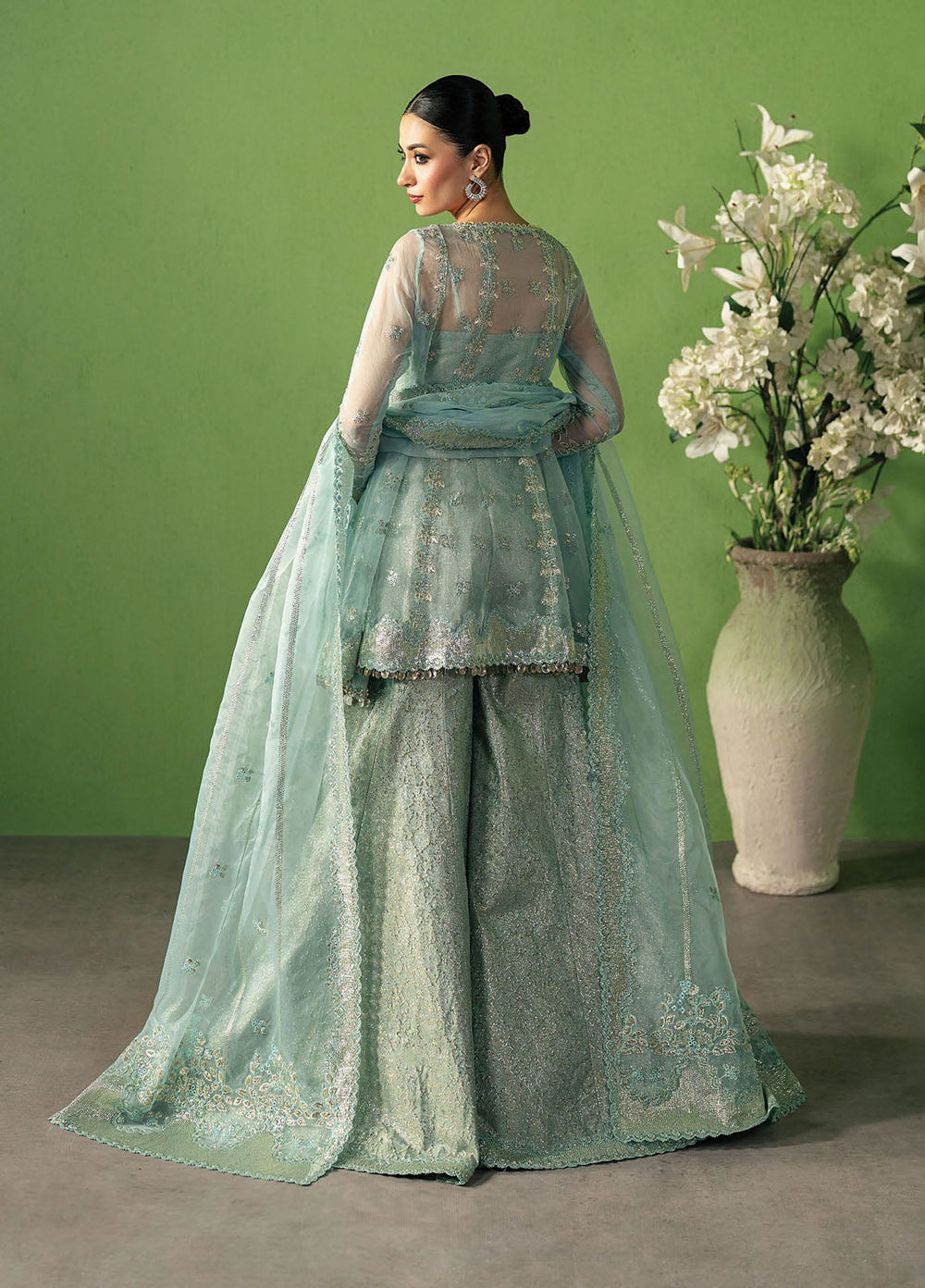 Pehli Nazar by Ayzel Embroidered Organza Suits Unstitched 3 Piece AAFPZ25 D-04 Zarbaaf - Formals Collection