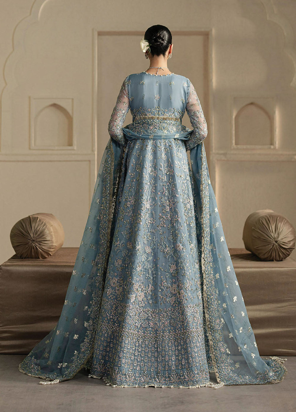 Pehli Nazar by Ayzel Embroidered Organza Suits Unstitched 3 Piece AAFPZ25 D-05 Fursat - Formals Collection