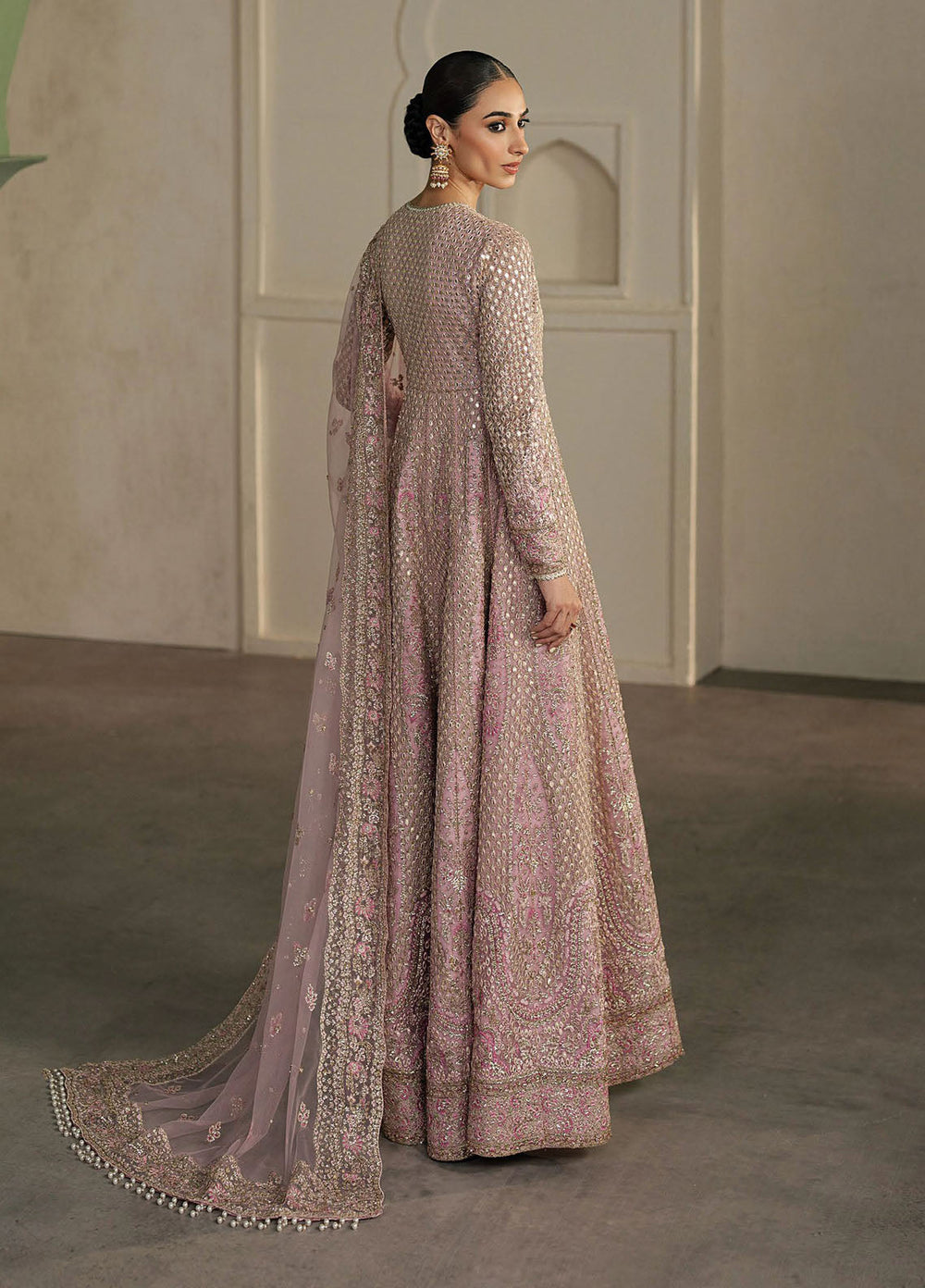 Pehli Nazar by Ayzel Embroidered Net Suits Unstitched 3 Piece AAFPZ25 D-10 Savera - Formals Collection
