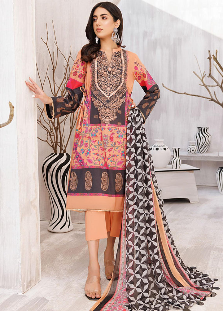 Pehnava By Charizma Embroidered Lawn Suits Unstitched 3 Piece CRZ23P CPN-10 - Summer Collection