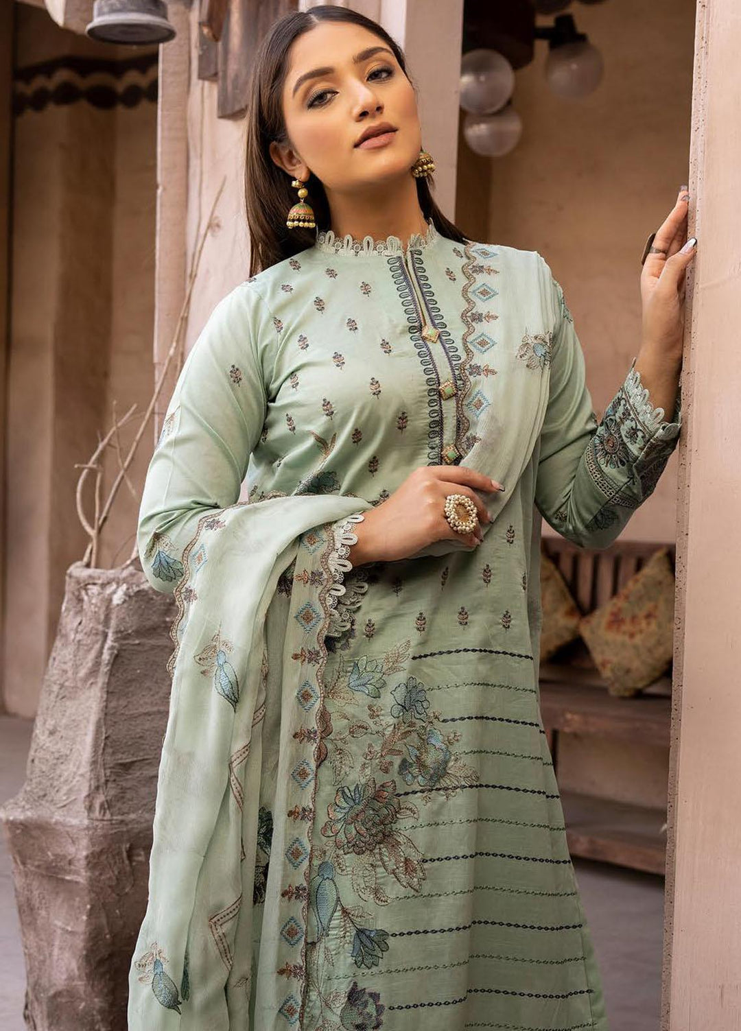 Pehnawa By Aalaya Embroidered Lawn Suits Unstitched 3 Piece ALY23P D-07 - Summer Collection