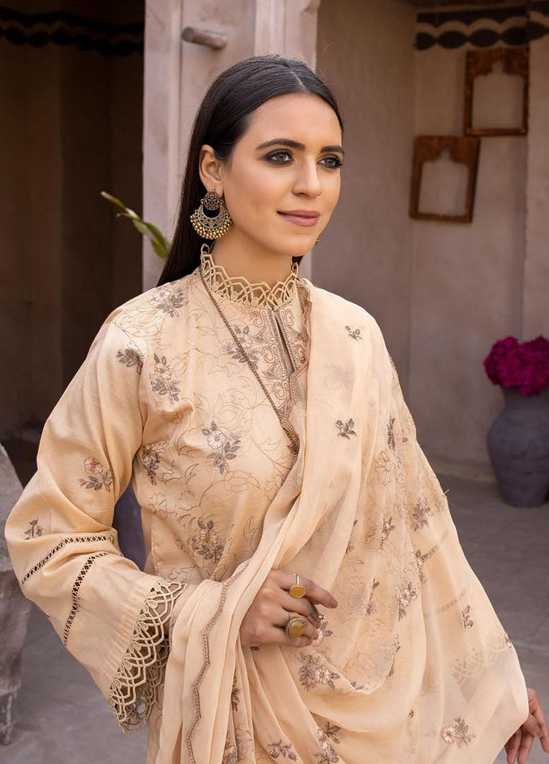 Pehnawa By Aalaya Embroidered Lawn Suits Unstitched 3 Piece ALY23P D-10 - Summer Collection