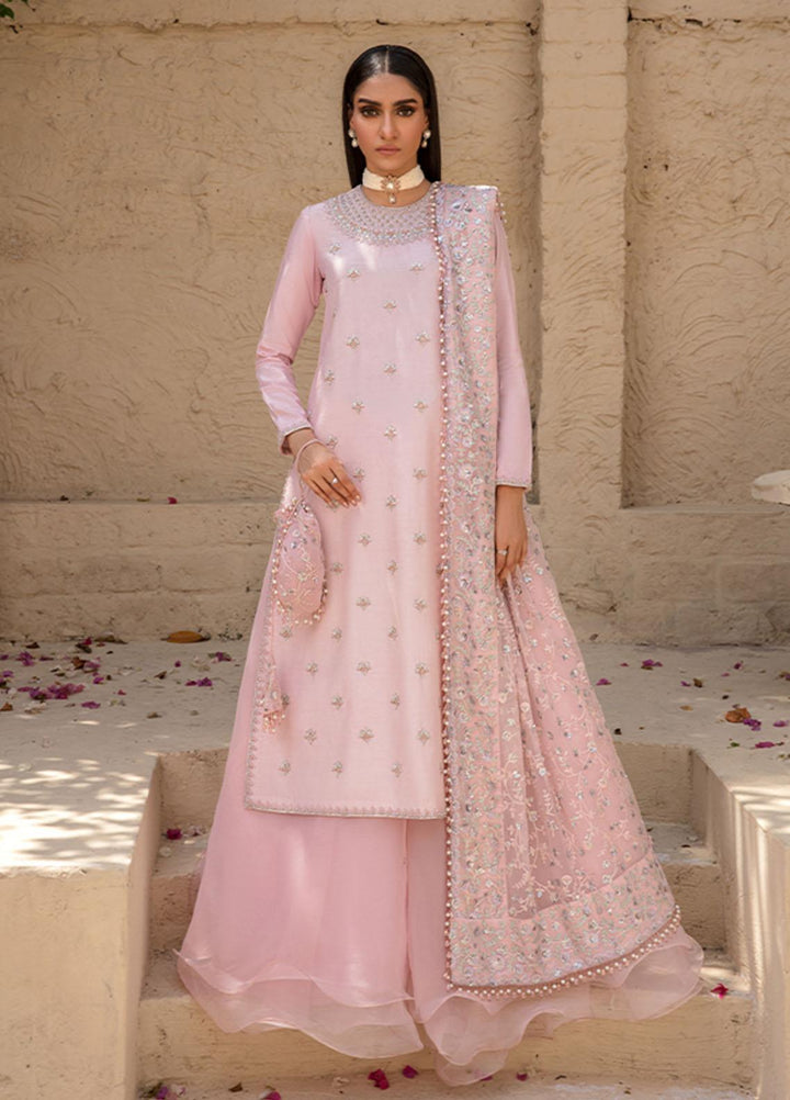 Saffron Pret Embroidered  3 Piece Suit 08 Sage Serenity