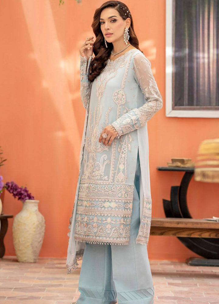 Peyam By Shamrock Premium Embroidered Chiffon Suits Unstitched 3 Piece SRK23P SFD-0092 Nurul - Formal Collection