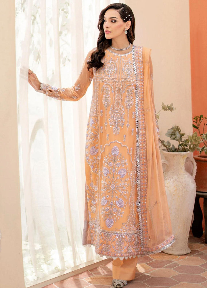 Peyam By Shamrock Premium Embroidered Chiffon Suits Unstitched 3 Piece SRK23P SFD-0094 Rahma - Formal Collection