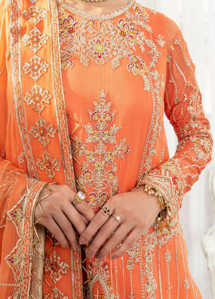 Peyam By Shamrock Premium Embroidered Chiffon Suits Unstitched 3 Piece SRK23P SFD-0096 Fatin - Formal Collection