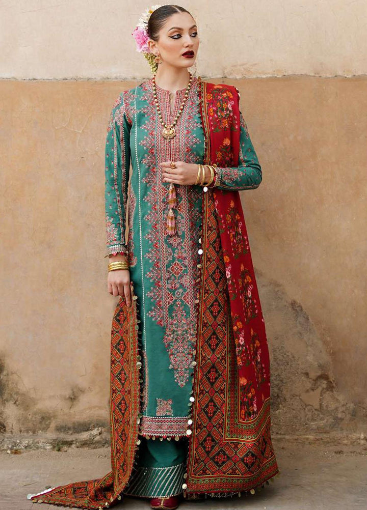 Phoolan Devi by Hussain Rehar Embroidered  Suits Unstitched 3 Piece HRR22PD Gulsan - Winter Collection