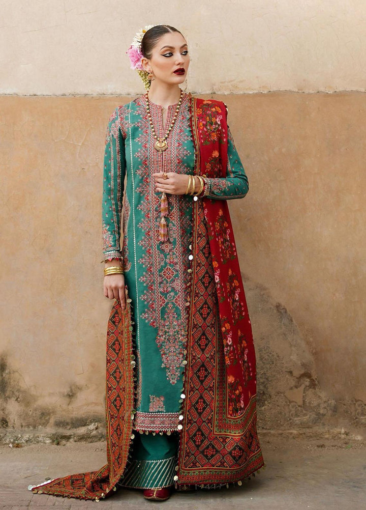 Phoolan Devi by Hussain Rehar Embroidered  Suits Unstitched 3 Piece HRR22PD Gulsan - Winter Collection
