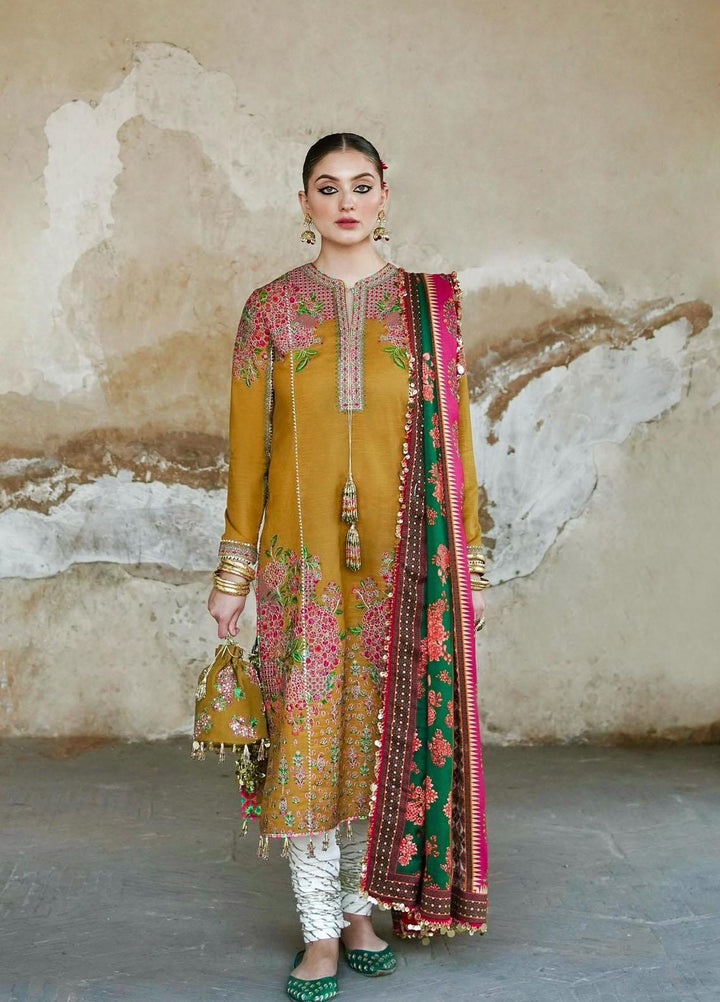 Phoolan Devi by Hussain Rehar Embroidered  Suits Unstitched 3 Piece HRR22PD Hana - Winter Collection