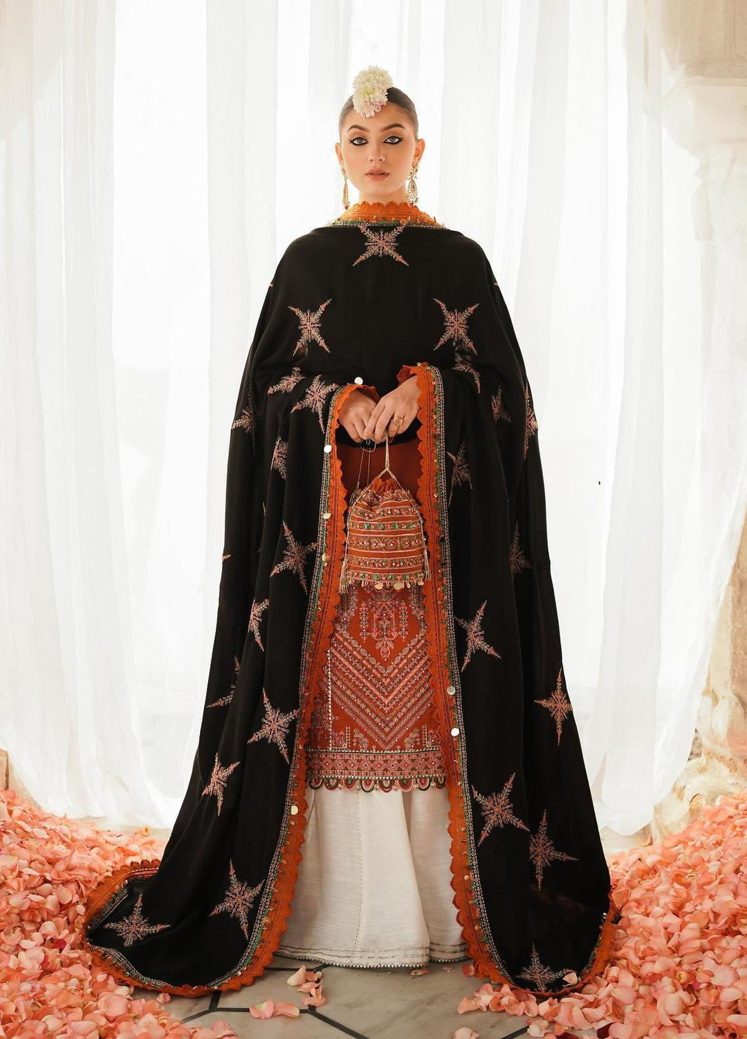 Phoolan Devi by Hussain Rehar Embroidered  Suits Unstitched 3 Piece HRR22PD Ladaan - Winter Collection