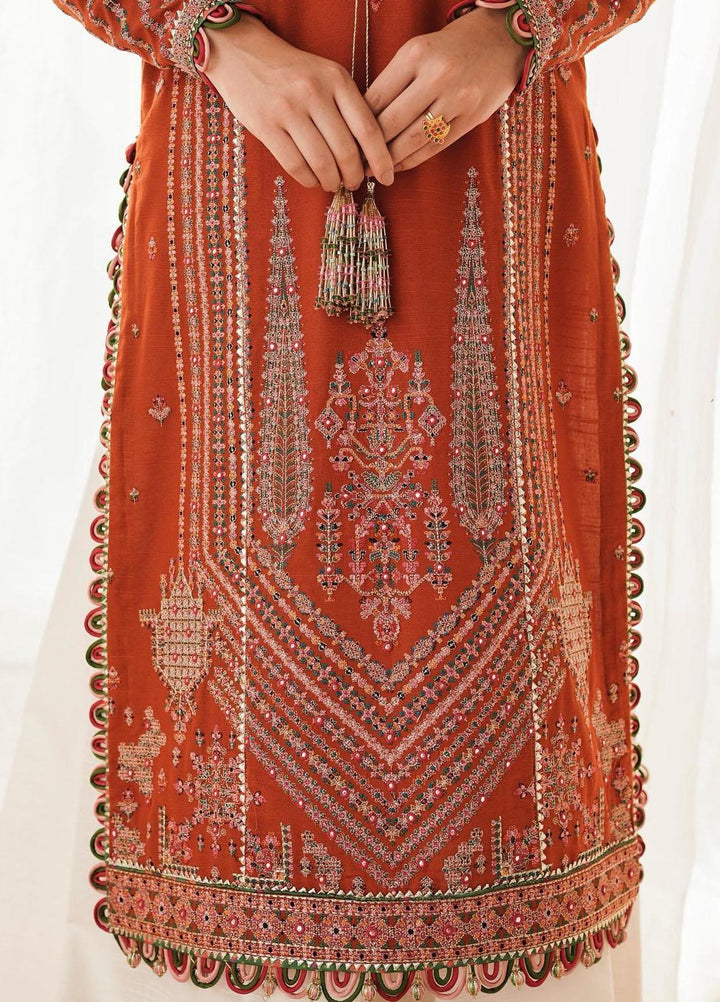 Phoolan Devi by Hussain Rehar Embroidered  Suits Unstitched 3 Piece HRR22PD Ladaan - Winter Collection