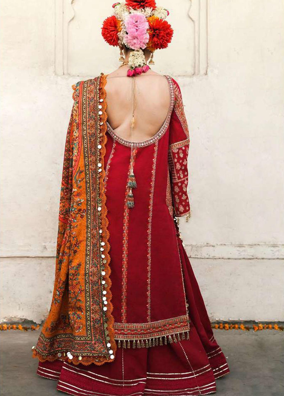Phoolan Devi by Hussain Rehar Embroidered  Suits Unstitched 3 Piece HRR22PD Laleh - Winter Collection