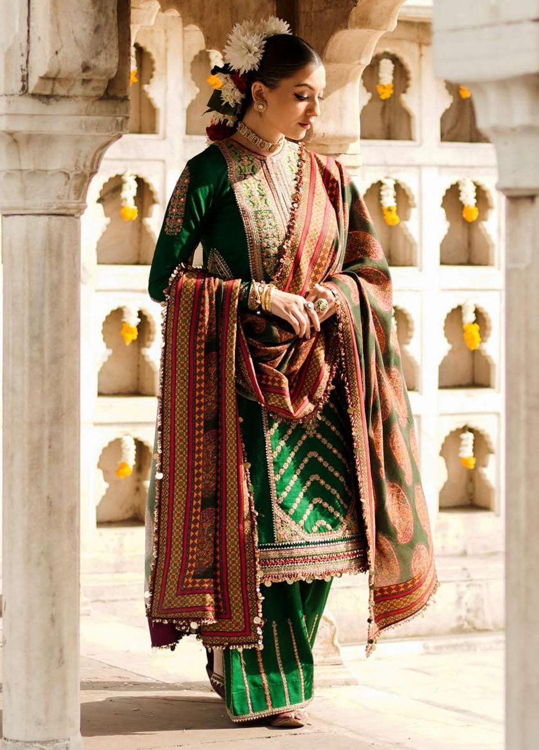 Phoolan Devi by Hussain Rehar Embroidered  Suits Unstitched 3 Piece HRR22PD Lamisa - Winter Collection