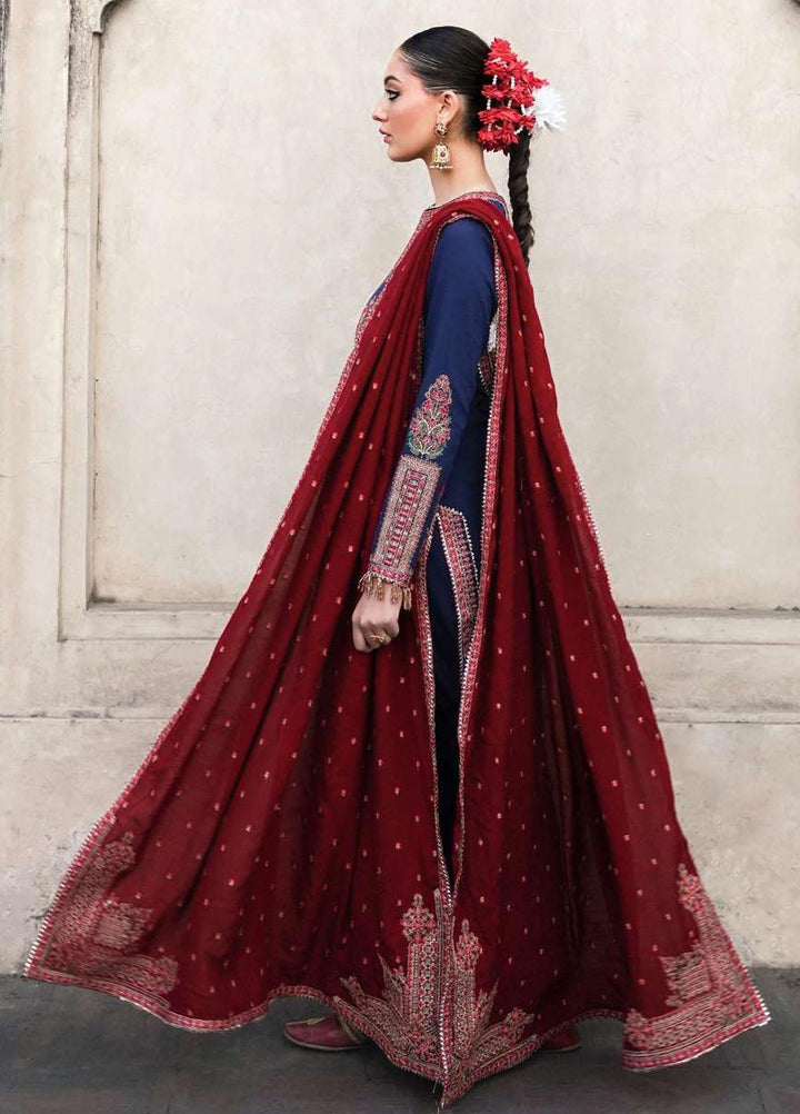 Phoolan Devi by Hussain Rehar Embroidered  Suits Unstitched 3 Piece HRR22PD Parul - Winter Collection