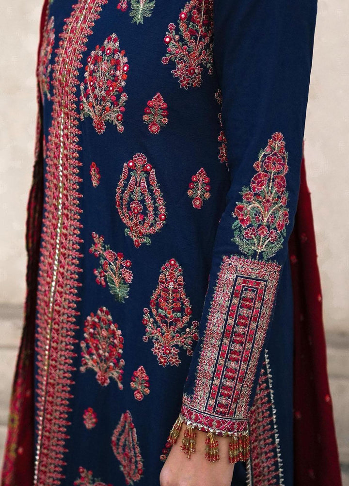 Phoolan Devi by Hussain Rehar Embroidered  Suits Unstitched 3 Piece HRR22PD Parul - Winter Collection