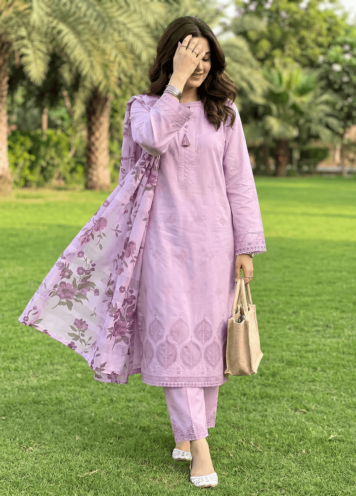Floral Vibes by HZ Textiles Unstitched Embroidered Lawn 3 Piece Suit FVE - 07 Festive Collection
