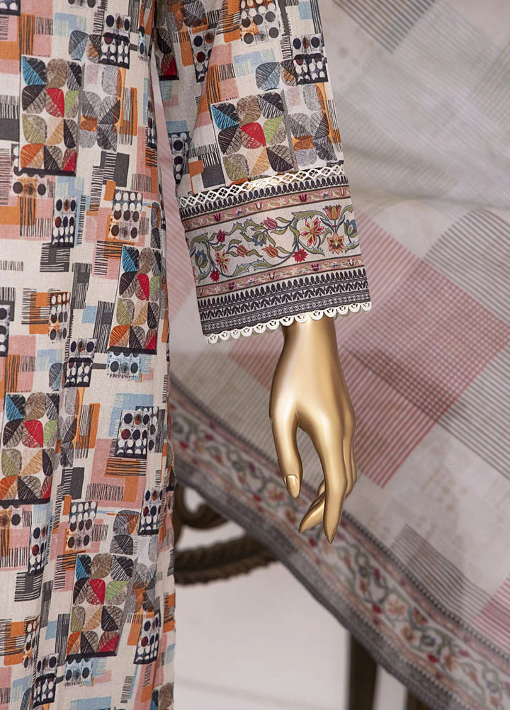 Platinuim Print by HZ Textiles Digital Printed Lawn Suits Unstitched 3 Piece HZ25PDP PPC-402 - Summer Collection