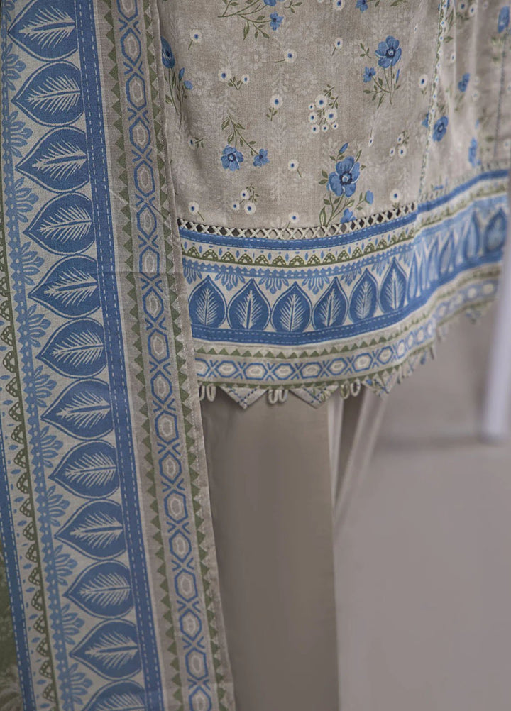 Platinuim Print by HZ Textiles Digital Printed Lawn Suits Unstitched 3 Piece HZ25PDP PPC-406 - Summer Collection