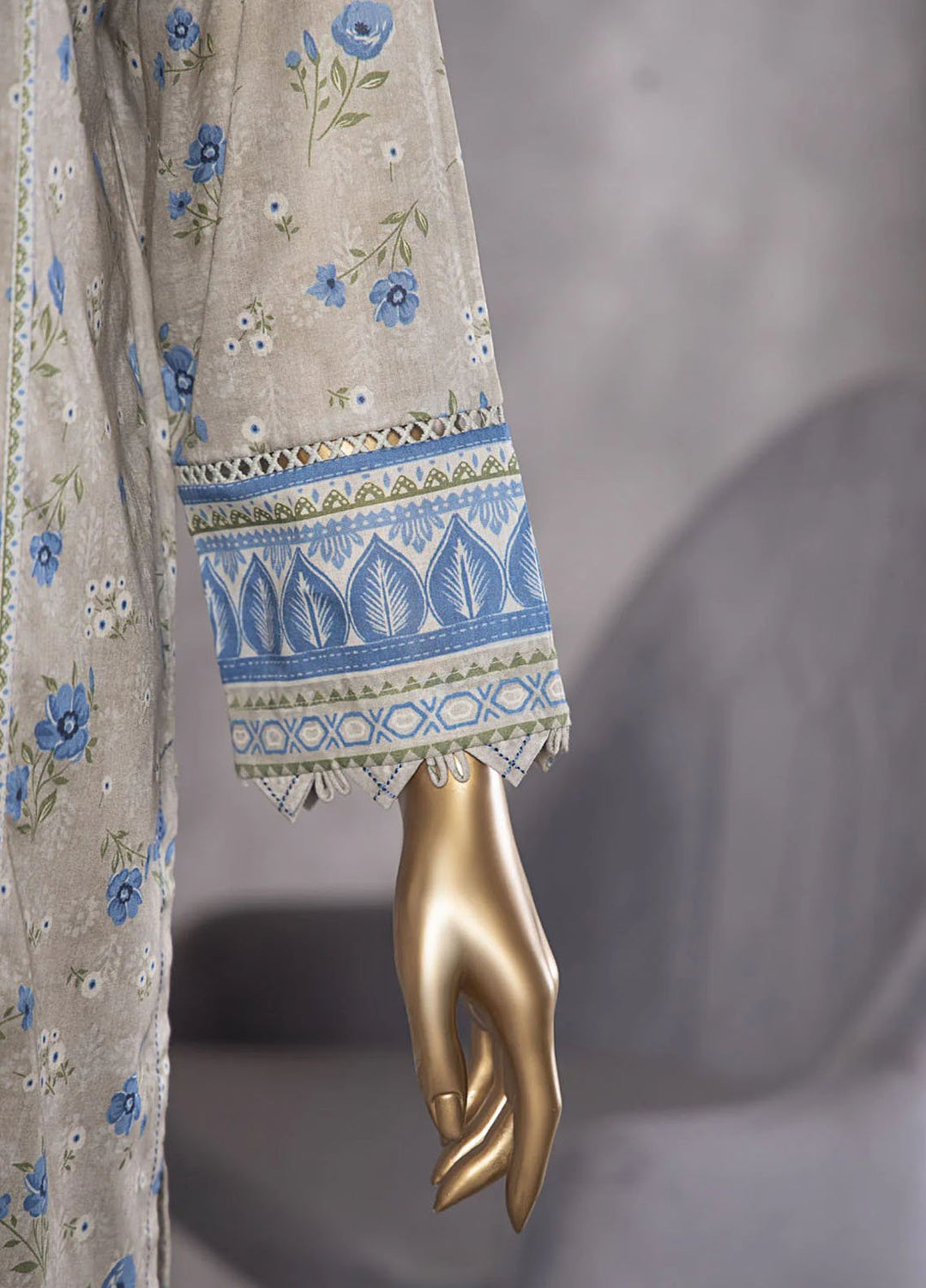 Platinuim Print by HZ Textiles Digital Printed Lawn Suits Unstitched 3 Piece HZ25PDP PPC-406 - Summer Collection