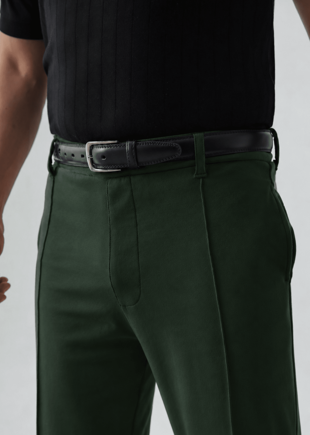 Zenetti Mens RTW Solids Cotton Trouser Suit Forest Green WZ-010 - Casual Collection
