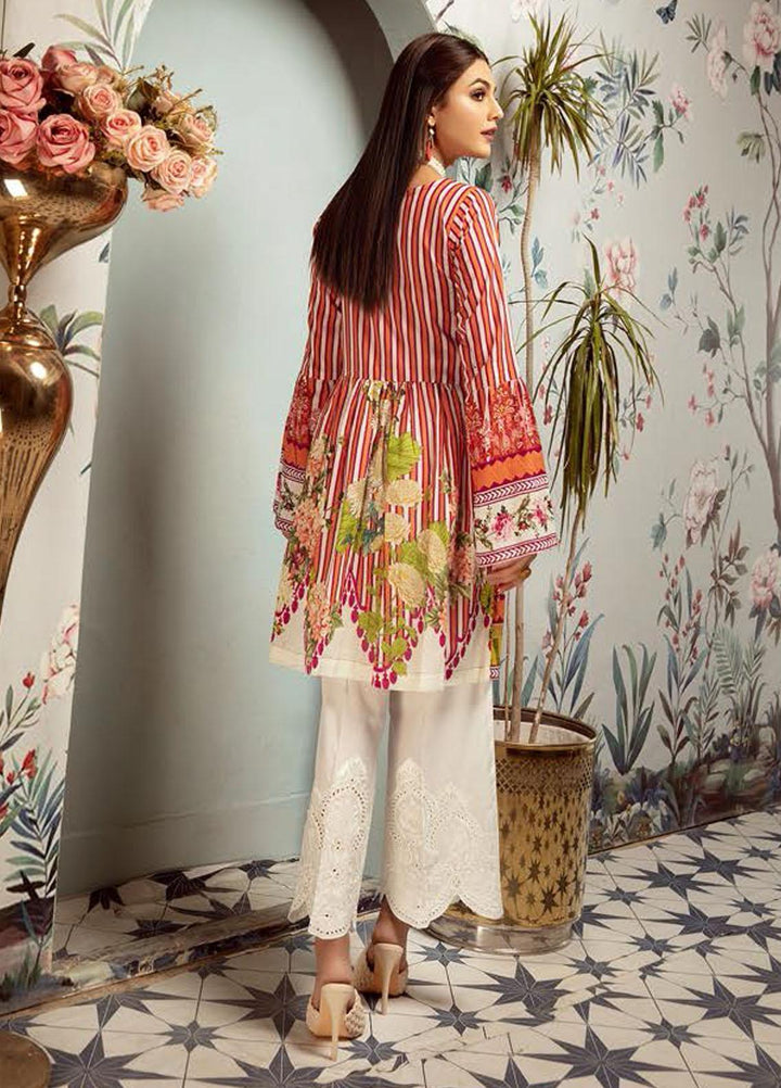 Plush By Riaz Arts Embroidered Lawn  Unstitched Kurties RA21P 27 - Premium Collection