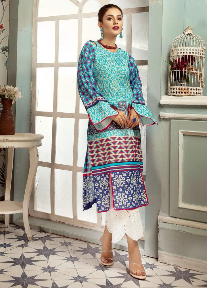 Plush By Riaz Arts Embroidered Lawn  Unstitched Kurties RA21P 29 - Premium Collection