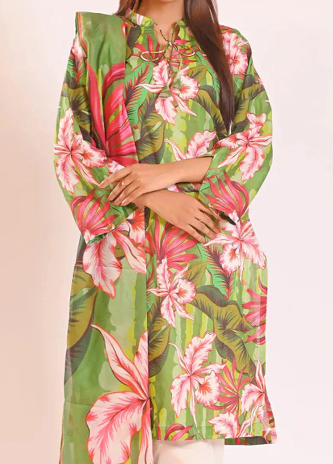 Popular Style Printed Lawn Suits Unstitched 3 Piece PS24L SM11724 - Summer Collection