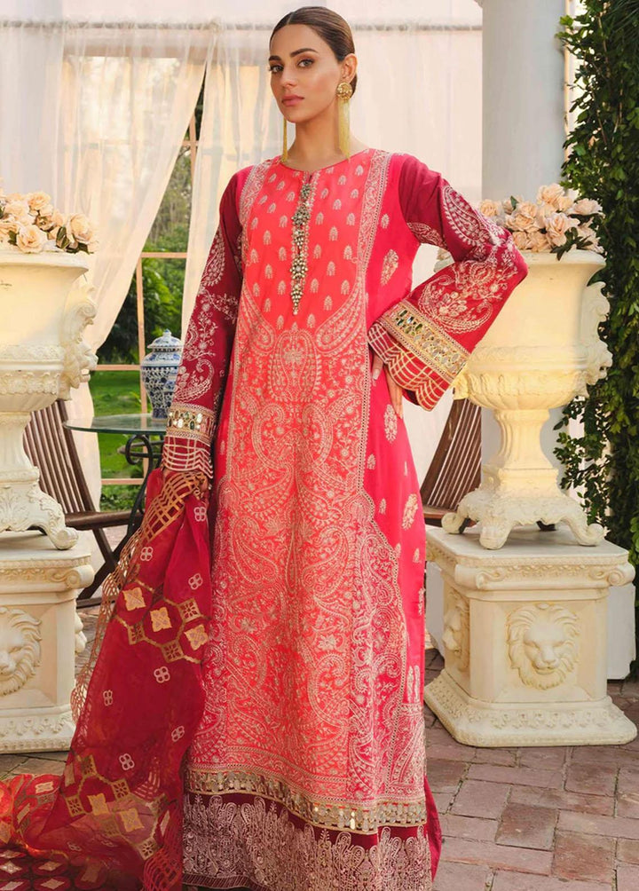 Vanity Fair By Maryum N Maria Embroidered Lawn Suits Unstitched 3 Piece PORCELAIN ROSE - Luxury Collection