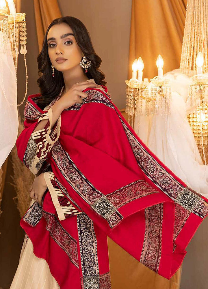 Posheema By Charizma Embroidered Leather Peach Suits Unstitched 3 Piece CRZ22PS PS 09 - Winter Collection