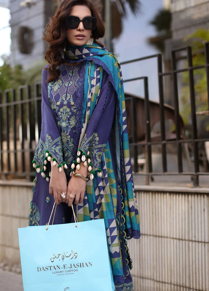 Poshima by Charizma Embroidered Leather Peach Suits Unstitched 3 Piece CRZ24PS PS4-09 - Winter Collection