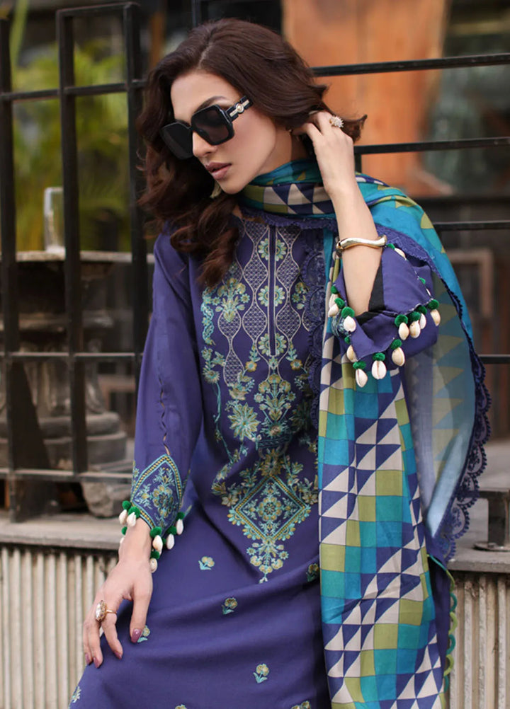 Poshima by Charizma Embroidered Leather Peach Suits Unstitched 3 Piece CRZ24PS PS4-09 - Winter Collection