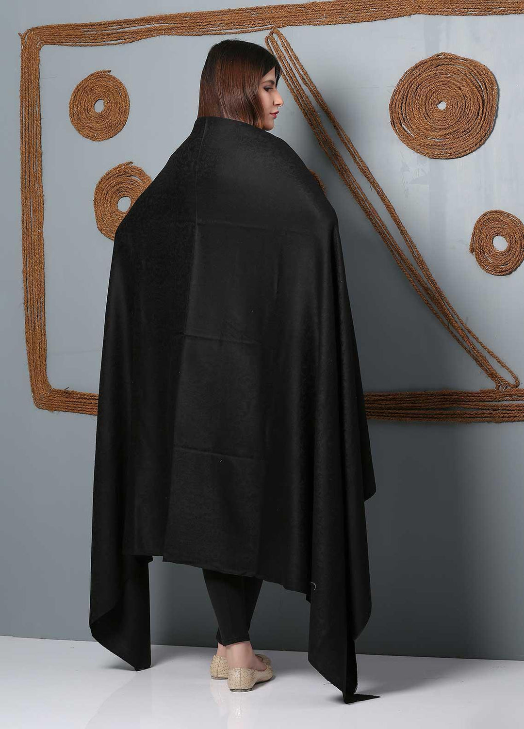 Sanaulla Exclusive Range Embroidered Pashmina  Shawl SU21SH 323524 - Pashmina Shawls